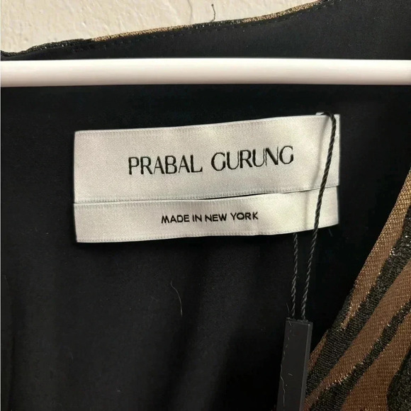 NWT PRABAL GURUNG Printed Jacquard Mini Dress In Animal - Picture 7 of 11